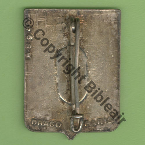 A0894 ET.2.63 VERCORS TOULOUSE  DrP en bas Bol allonge Guilloche tres etame quasi lisse Src.Y.GENTY 